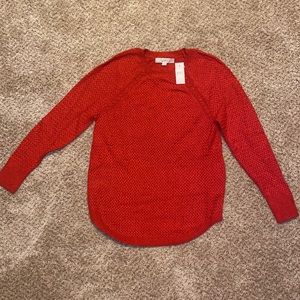 Red Maternity Sweater